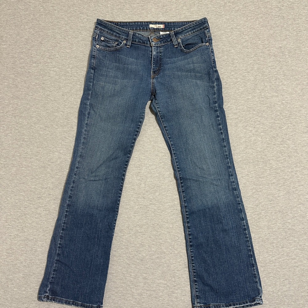 Levi's 545 Low Boot Cut Jeans Blue Medium‎ Wash Y2K  Denim Womens Size 10M 32x30
